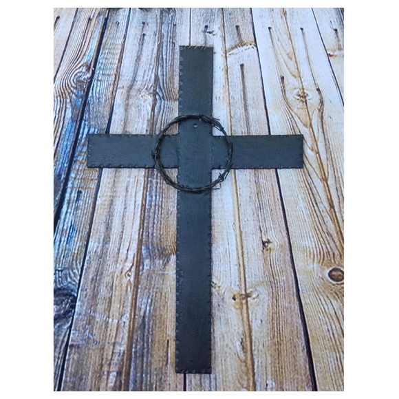 Hobby Lobby Wall Art Large Solid Steel Metal Cross Religious Spiritual Poshmark